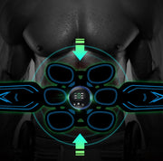 Abdominal training stickers