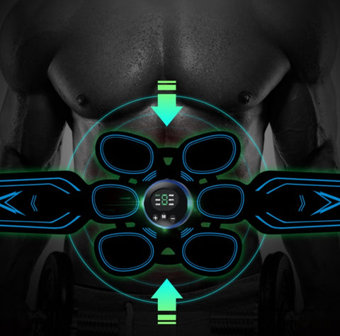Abdominal training stickers