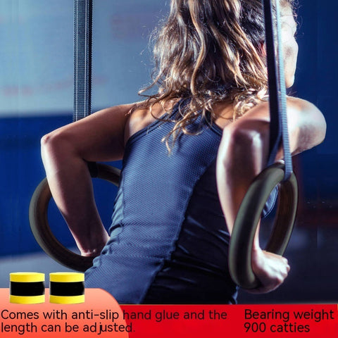 Home Pull-up Round Rings Fitness Equipment